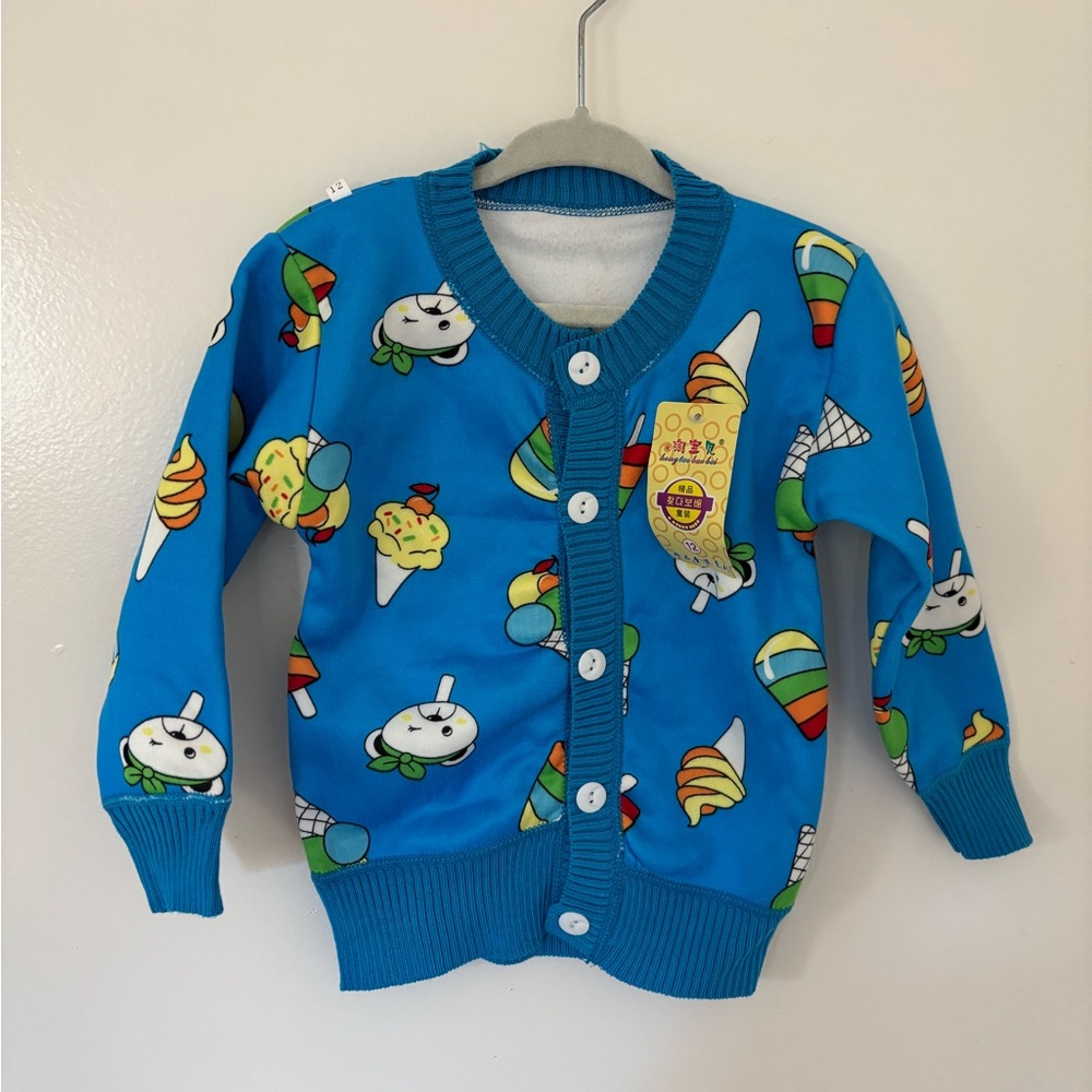 Colorful Frozen Treat Sweater NWT